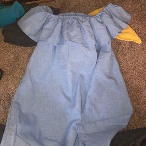 Off shoulders mini dress